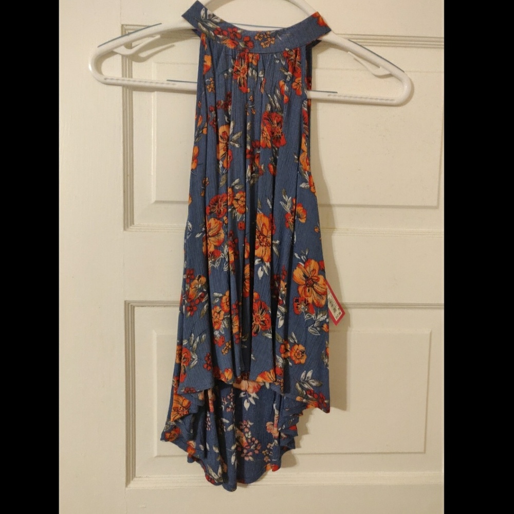Floral Print-Blue Corn Moon